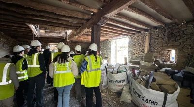 EAGIko ikasleen bisita Lizartzako Passivhaus erreabilitazio proiektura